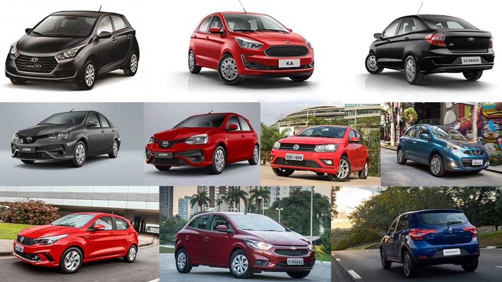 Carros populares mais econômicos e baratos